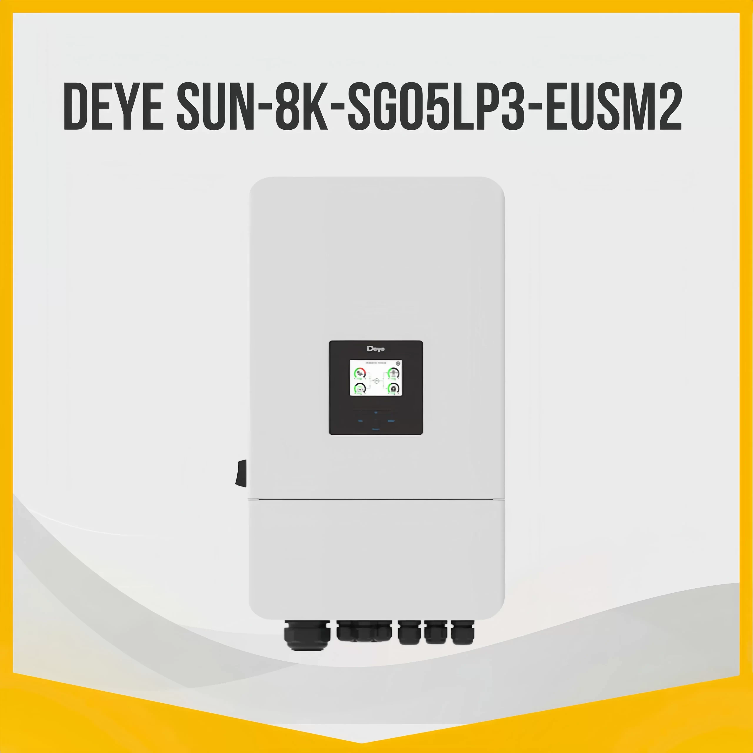 Biến tần Deye 8kW 3 pha Hybrid chính hãng - Giá tốt