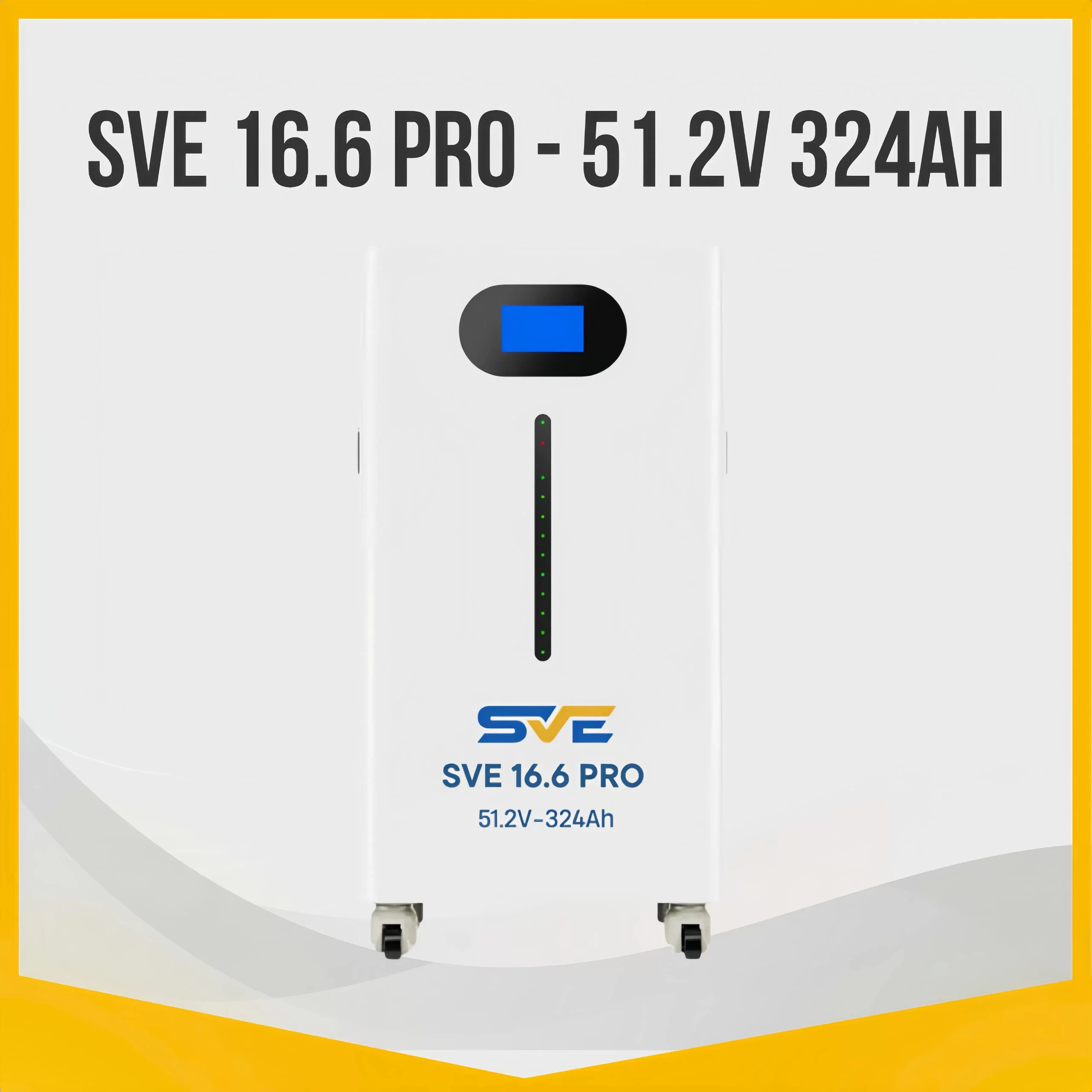 Pin lưu SVE 16.6 PRO - 51.2V 324AH Chính Hãng, Giá Tốt